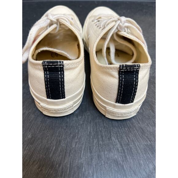 Converse Comme Des Garcons PLAY Chuck Taylor 70 Low Top Sneaker White W 7 M 5 - Picture 2 of 8